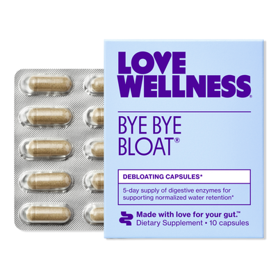 Love Wellness Travel Size Bye Bye Bloat: Debloating Capsules