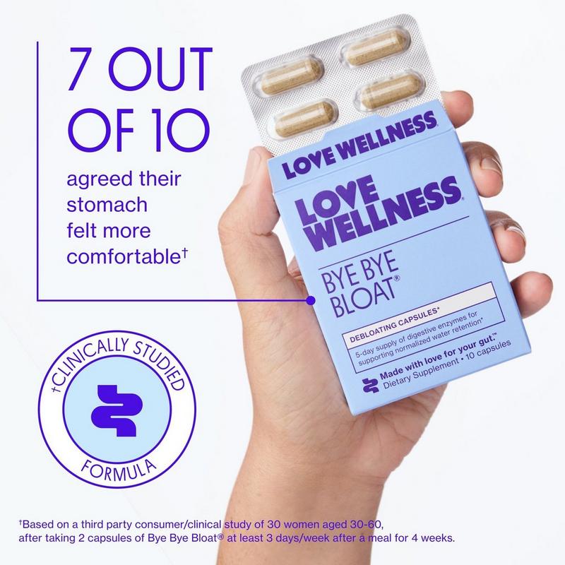 Tummy Tox Bye-Bye Bloat Caps - 30 Gélules Anti-ballonnements, NEUF (exp 04/2026)