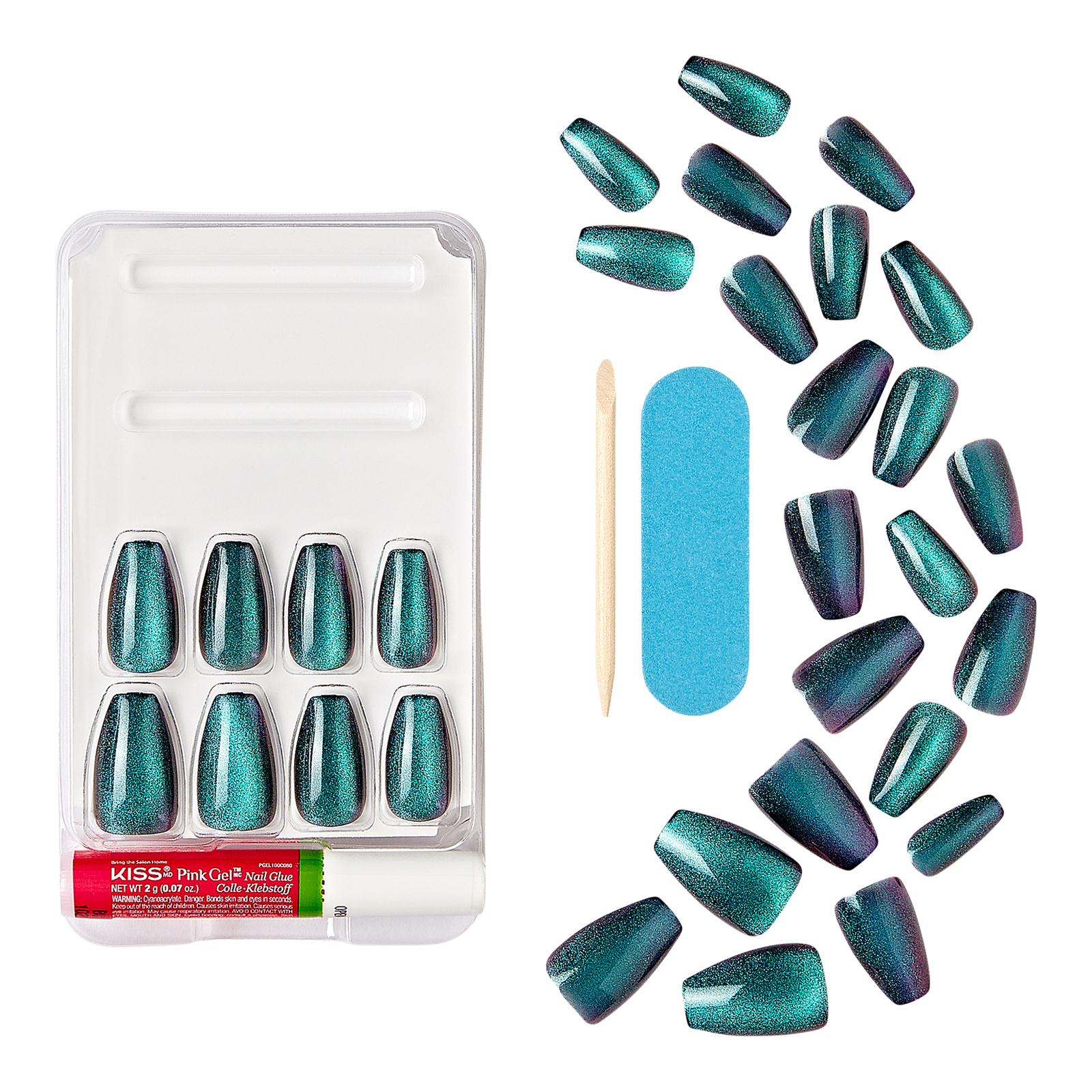 Gel Fantasy Magnetic Press-On Nails
