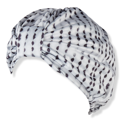 Scünci Prep White & Black Polka Dot Shower Cap