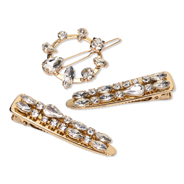 Elite Salon Clip & Oval Rhinestone Barrette Combo Scünci Ulta Beauty