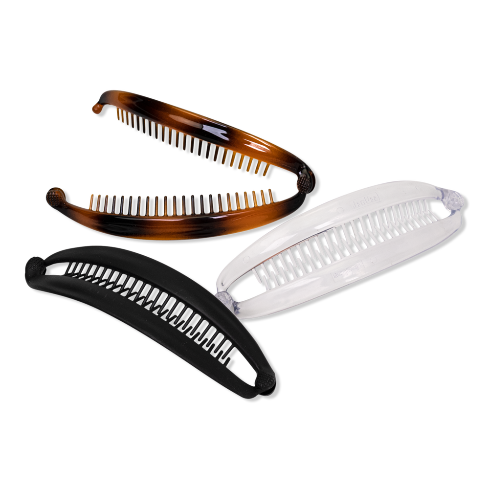 Scünci Ponytail Flat Banana Combs