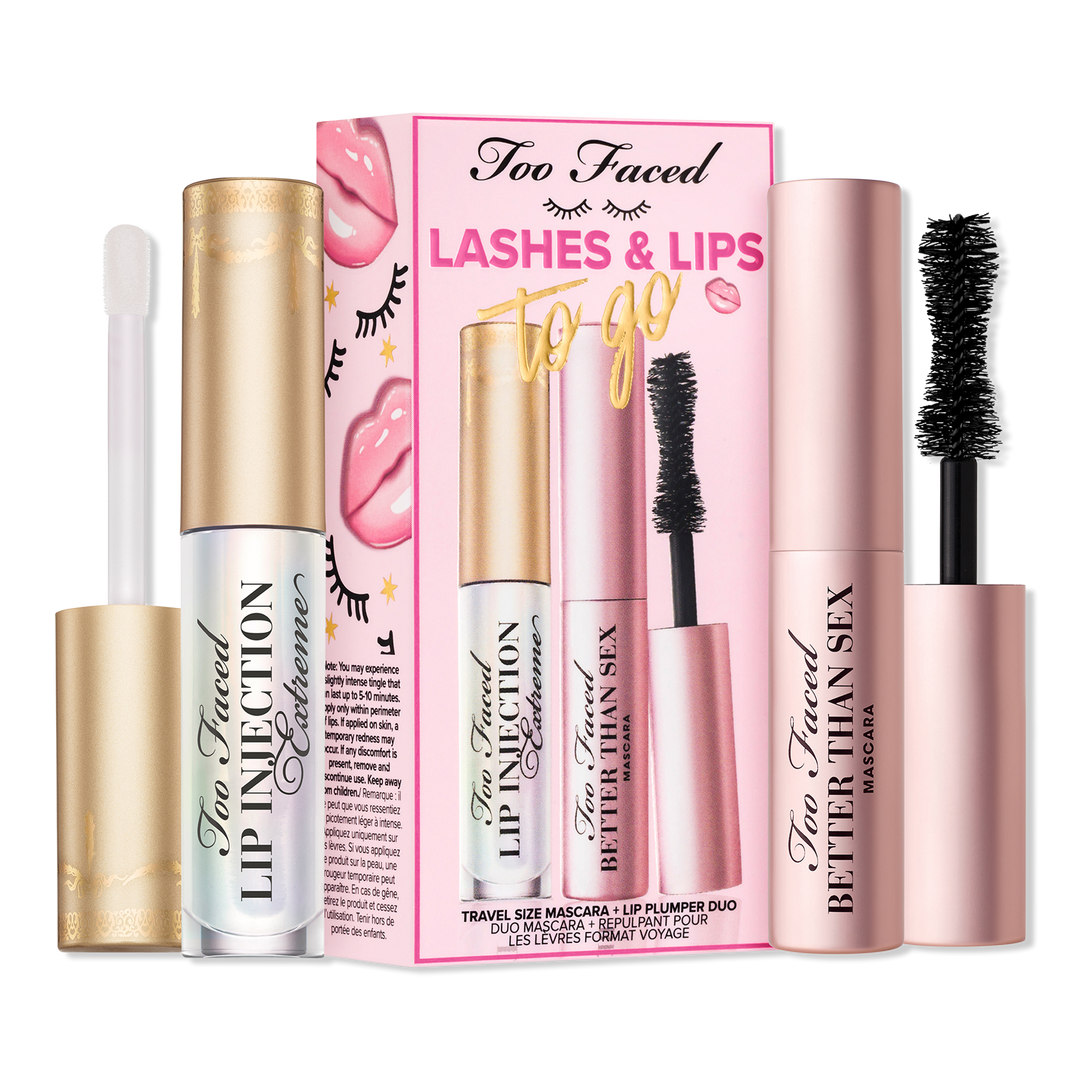 Too Faced Lashes & Lips to Go Bestsellers Travel Size Duo #1