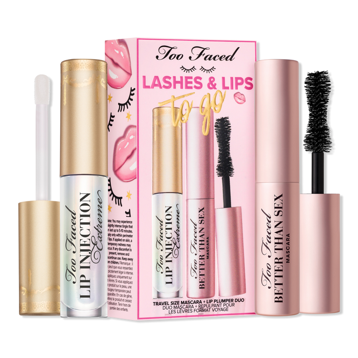 Too Faced Lashes & Lips to Go Bestsellers Travel Size Duo #1