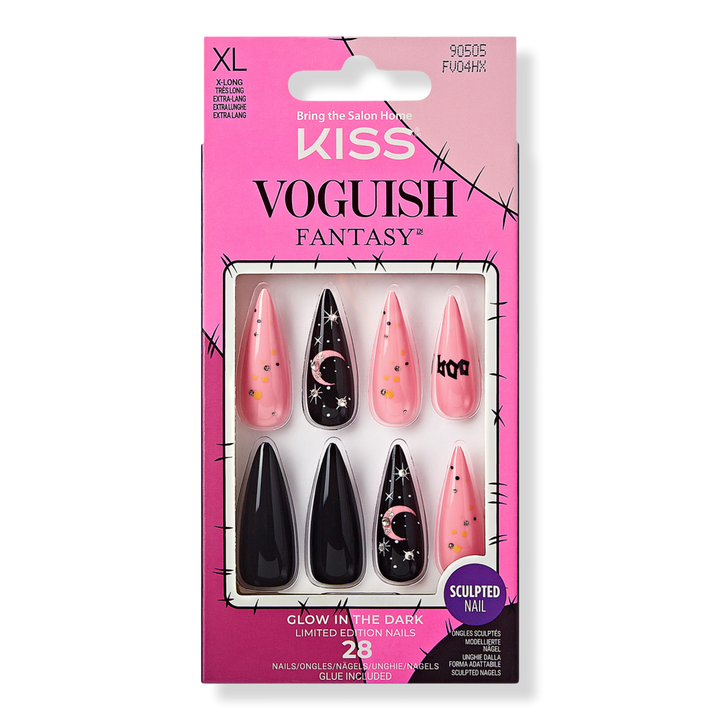 Kiss Voguish Fantasy Fright Night Halloween Press-On Nails #1