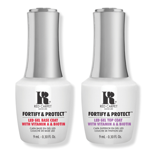 Red Carpet Manicure Fortify & Protect Base Coat + Top Coat Duo