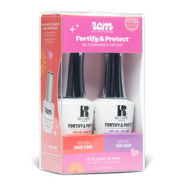 Red Carpet Manicure Fortify & Protect Base Coat + Top Coat Duo #6