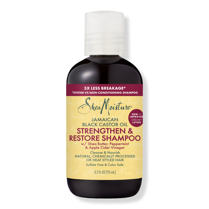 SheaMoisture Jamaican Black Castor Oil Strengthen & Restore Shampoo Travel Size #1