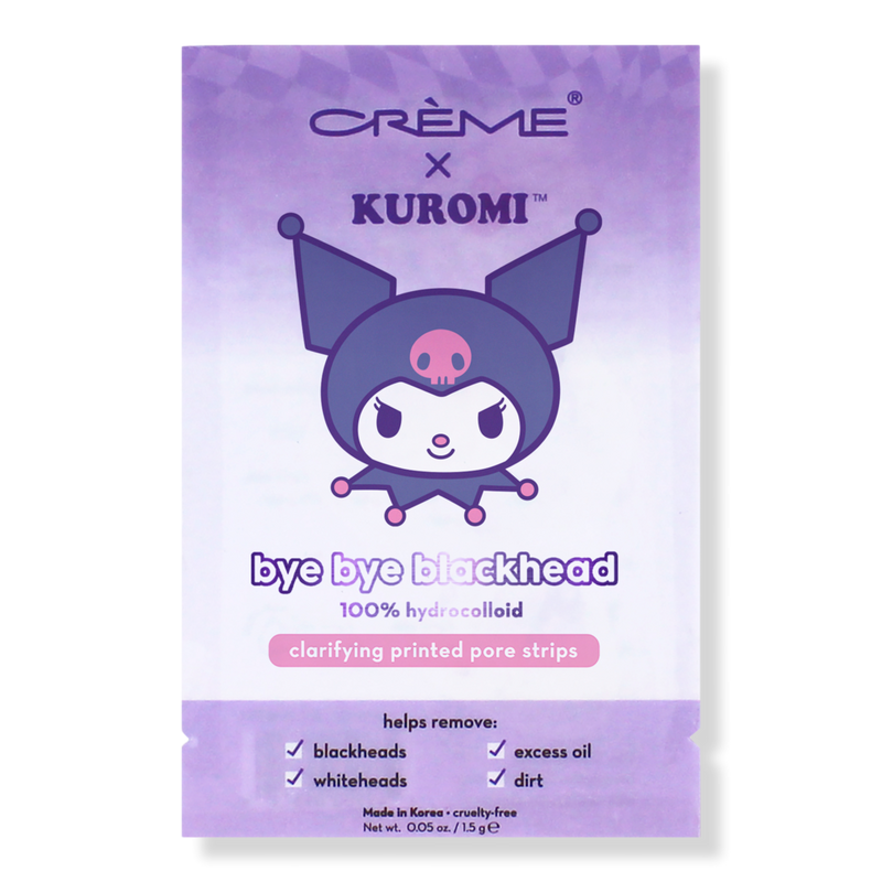 The Crème Shop - Kuromi Bye Bye Blackheads Printed Pore Strips