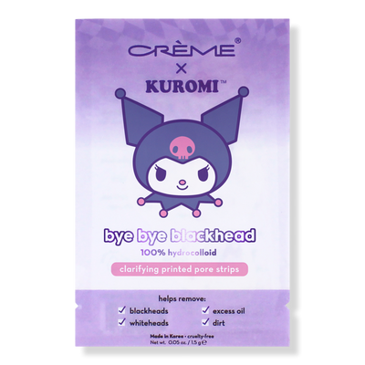 The Crème Shop Kuromi Bye Bye Blackheads Printed Pore Strips