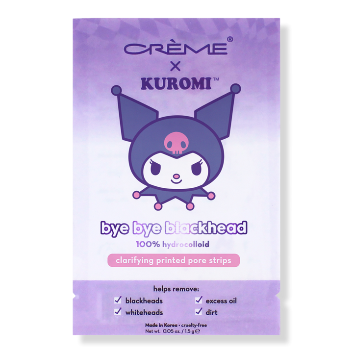 The Crème Shop Kuromi Bye Bye Blackheads Printed Pore Strips #1