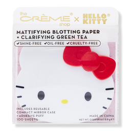 The Creme Shop Hello Kitty Mattifying Blotting Paper + Reusable Mirror Compact