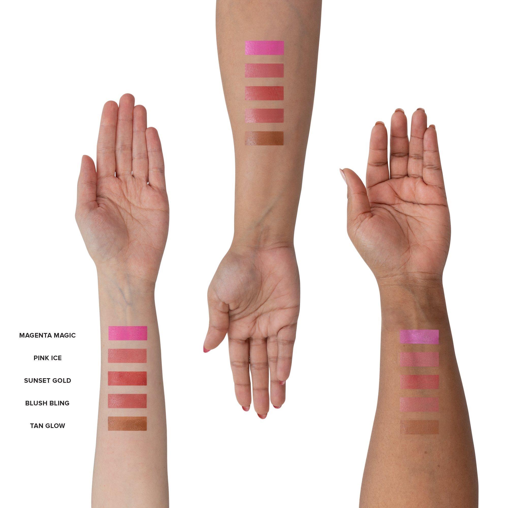 Матовые кремовые румяна для лица Nudestix Nudies Matte + Glow Core, цвет: Пудровый — фото 3
