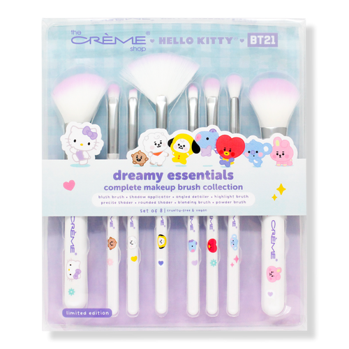 Hello Kitty & BT21 Dreamy Essentials Makeup Brush Collection