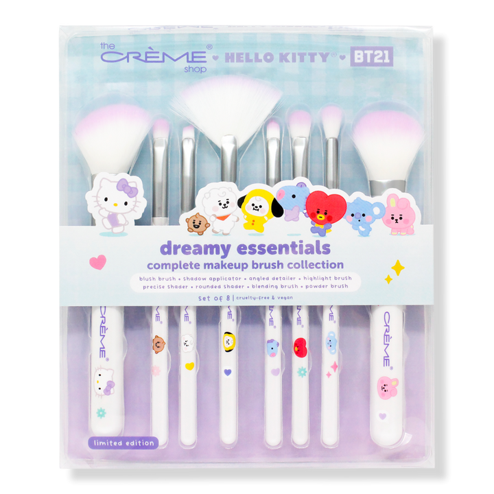 The Crème Shop Hello Kitty & BT21 Dreamy Essentials Makeup Brush Collection #1