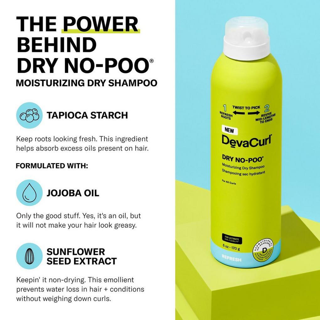 Ende lindre Måling DRY NO-POO Moisturizing Dry Shampoo - DevaCurl | Ulta Beauty