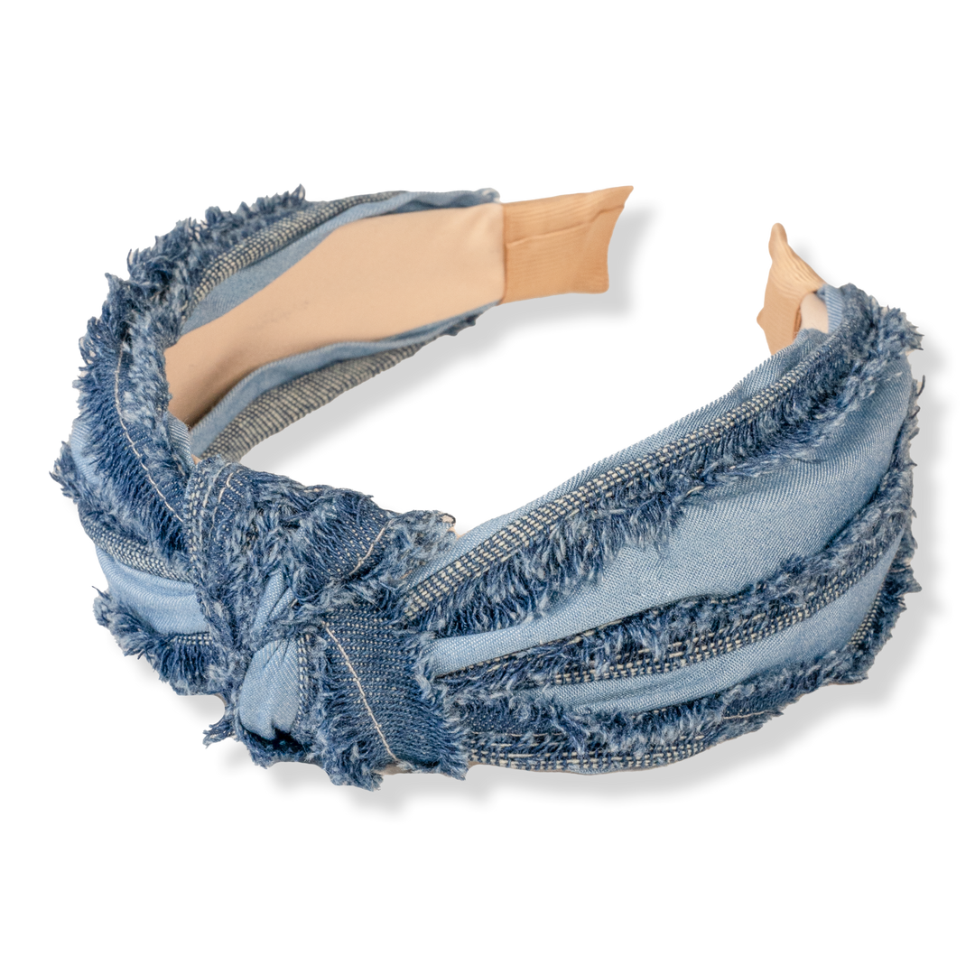 Locks & Mane Denim Headband #1