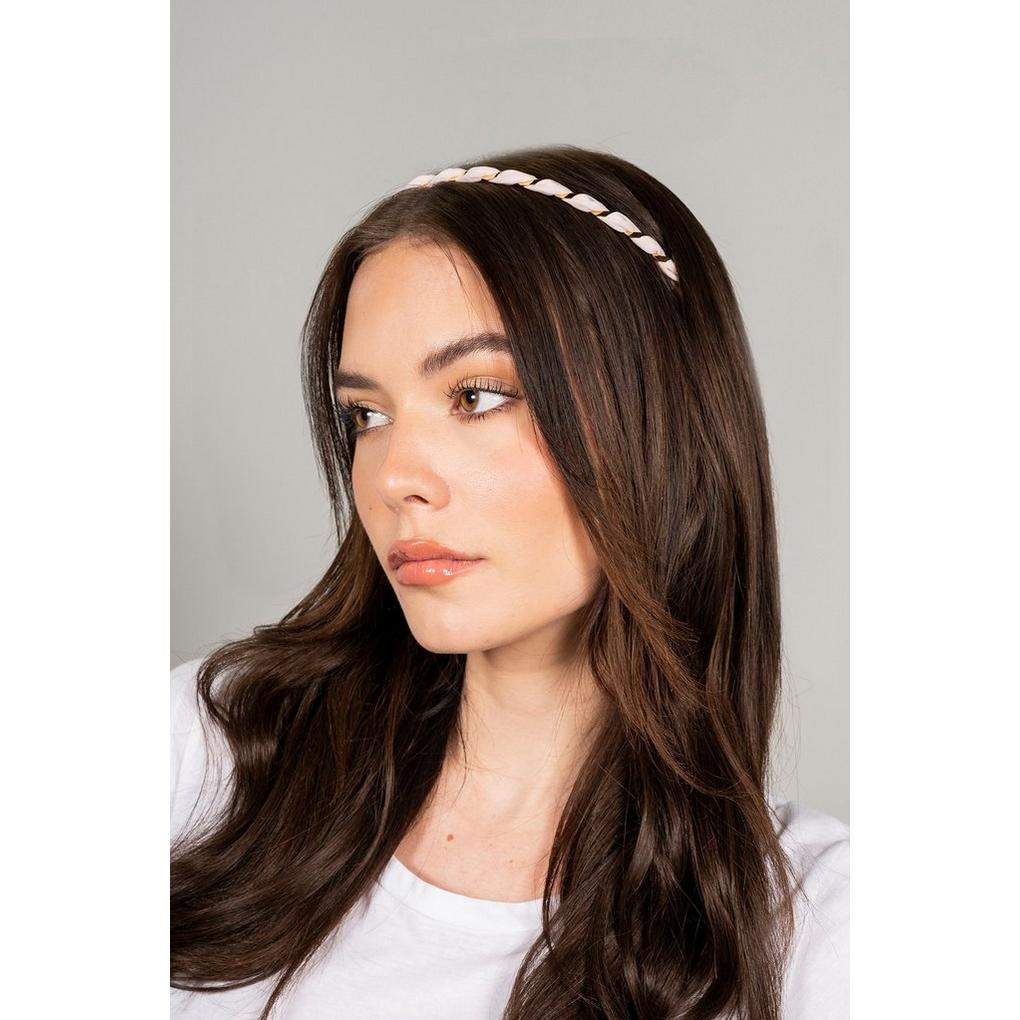 The Hair Edit Black Vegan Leather Headband