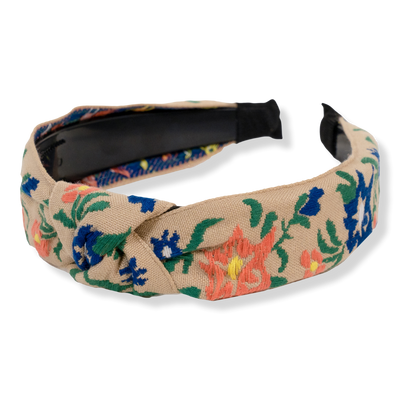 Locks & Mane Embroidered Floral Headband