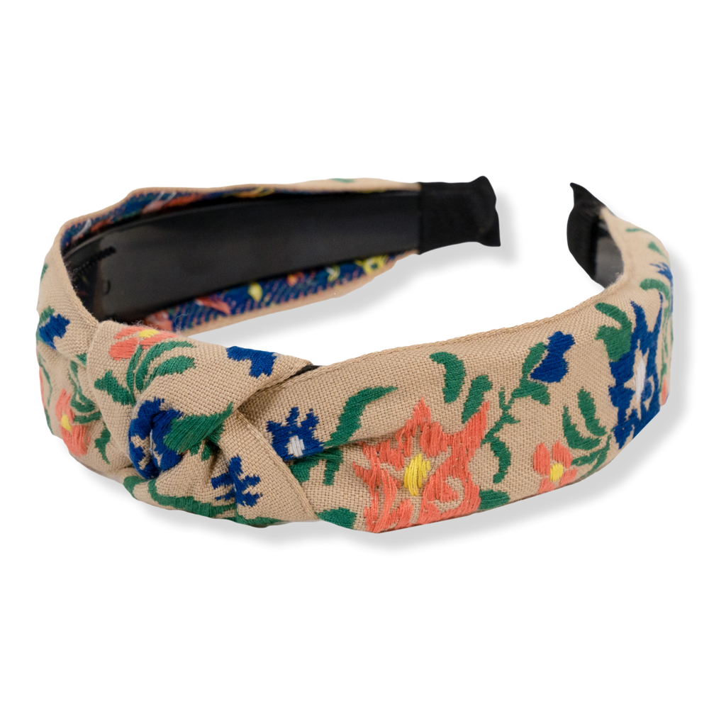 Locks & Mane Embroidered Floral Headband