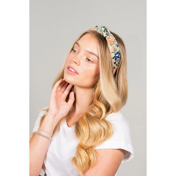 Locks & Mane Embroidered Floral Headband #2