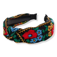 Embroidered Floral Headband