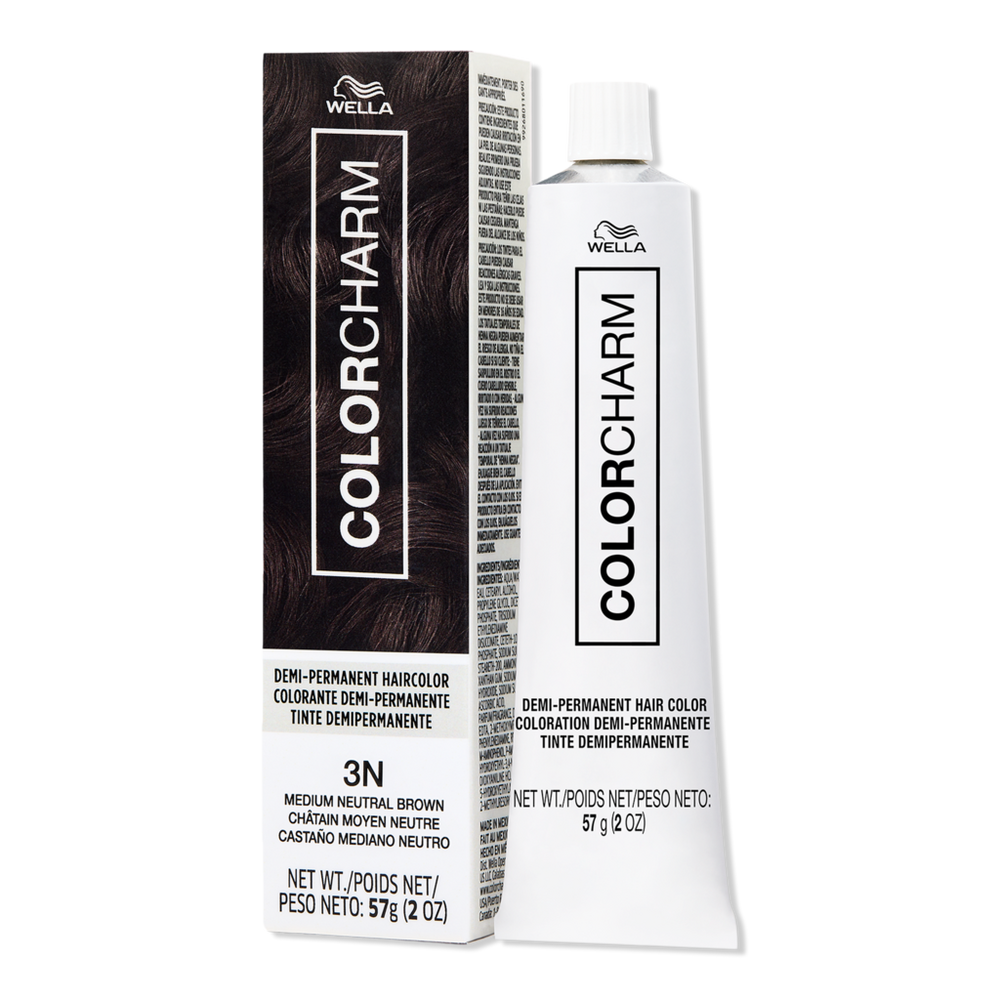 Wella Colorcharm Demi-permanent Cream Hair Color - 3n Medium Neutral Brown