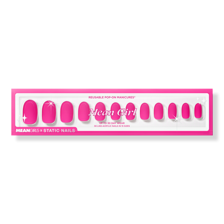 Static Nails Mean Girls X Static Mean Girl Reusable Pop-On Manicures #1