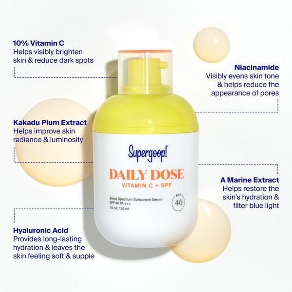 Supergoop! Daily Dose Vitamin C + SPF 40 Brightening Serum #4