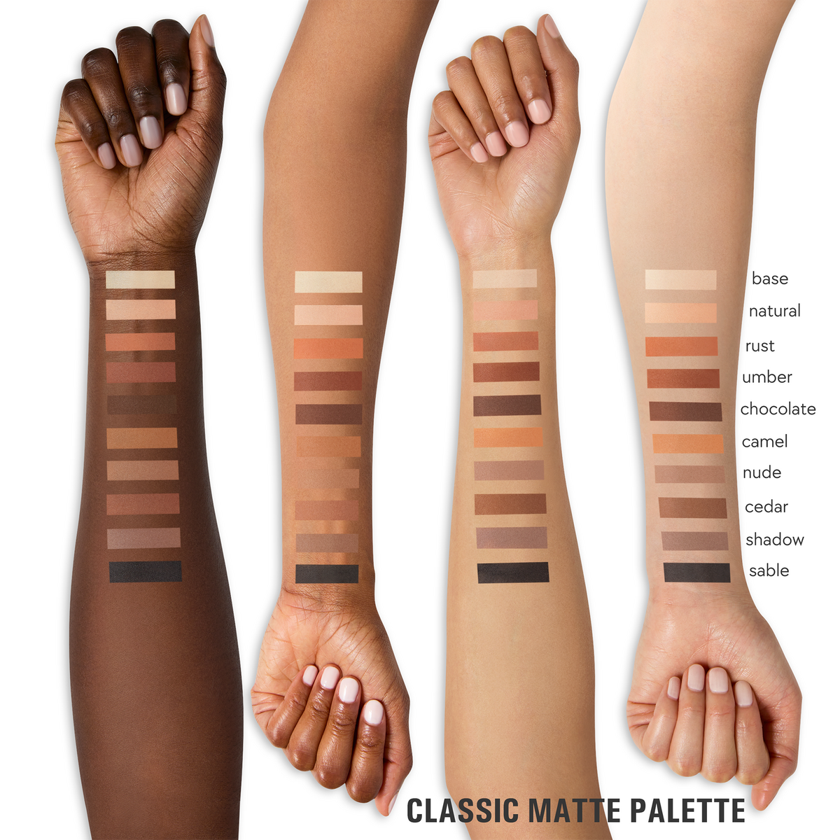 Pressed Powder Matte Eyeshadow Palette