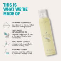 Detox Thickening Dry Shampoo for Thinning Hair