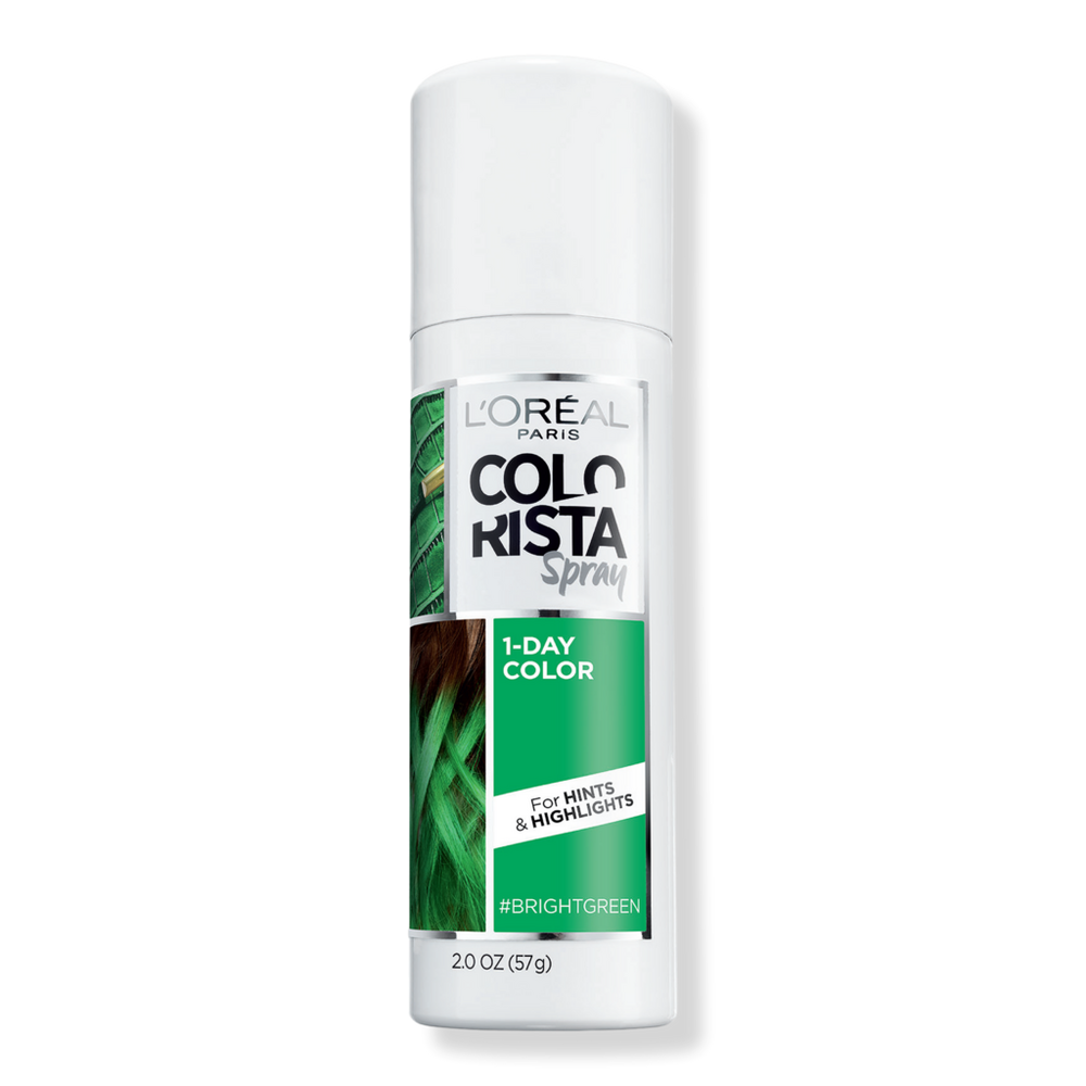 L'oreal Colorista Hair Makeup Temporary 1-day Spray - Green