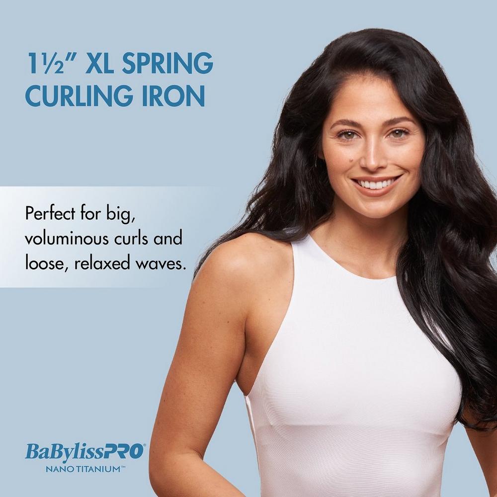 Nano Titanium XL Spring Curling Iron