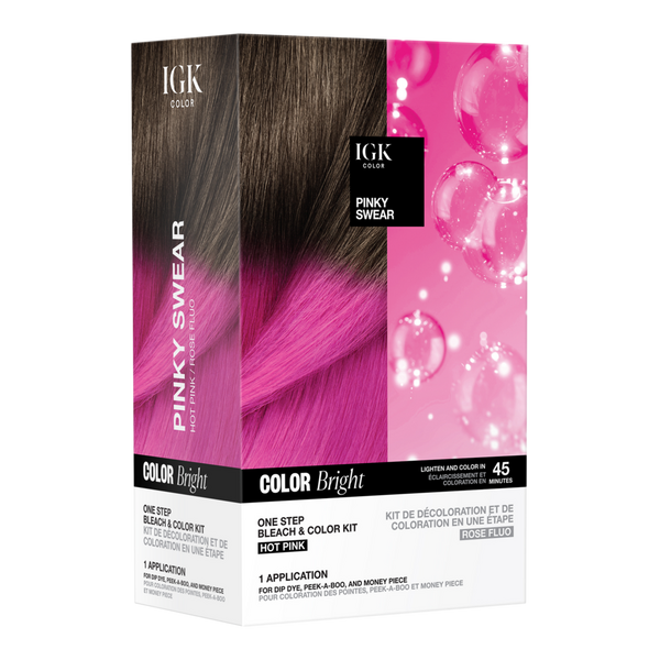 IGK Color Bright One Step Bleach & Color Kit #4