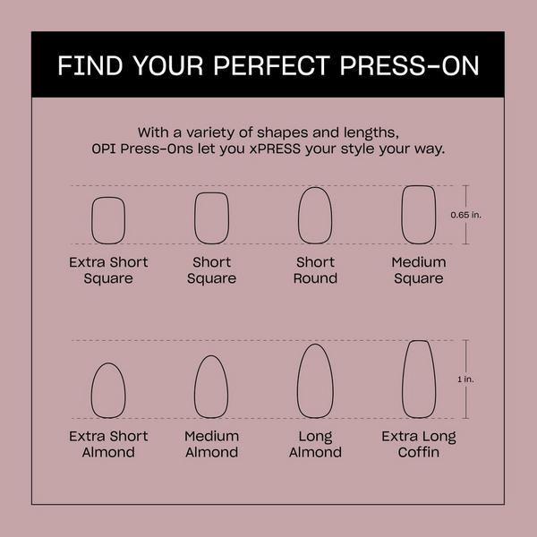 OPI xPRESS/ON French Tip Press On Nails #7