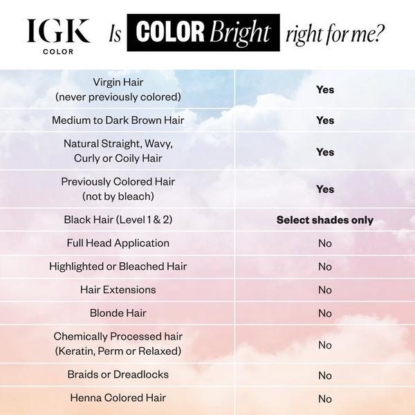 IGK Color Bright One Step Bleach & Color Kit #8