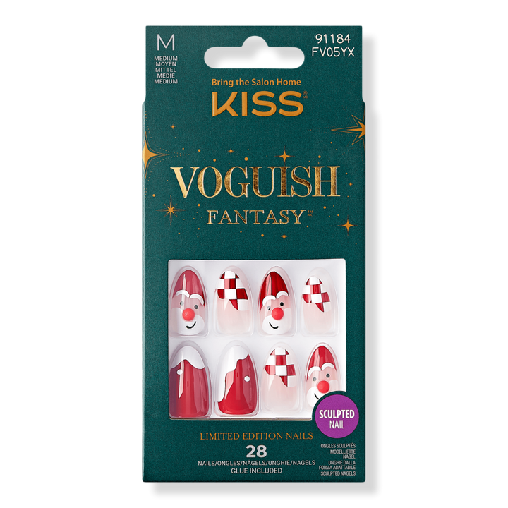 Kiss Voguish Fantasy Melting Holiday Press-On Manicure Nails #1