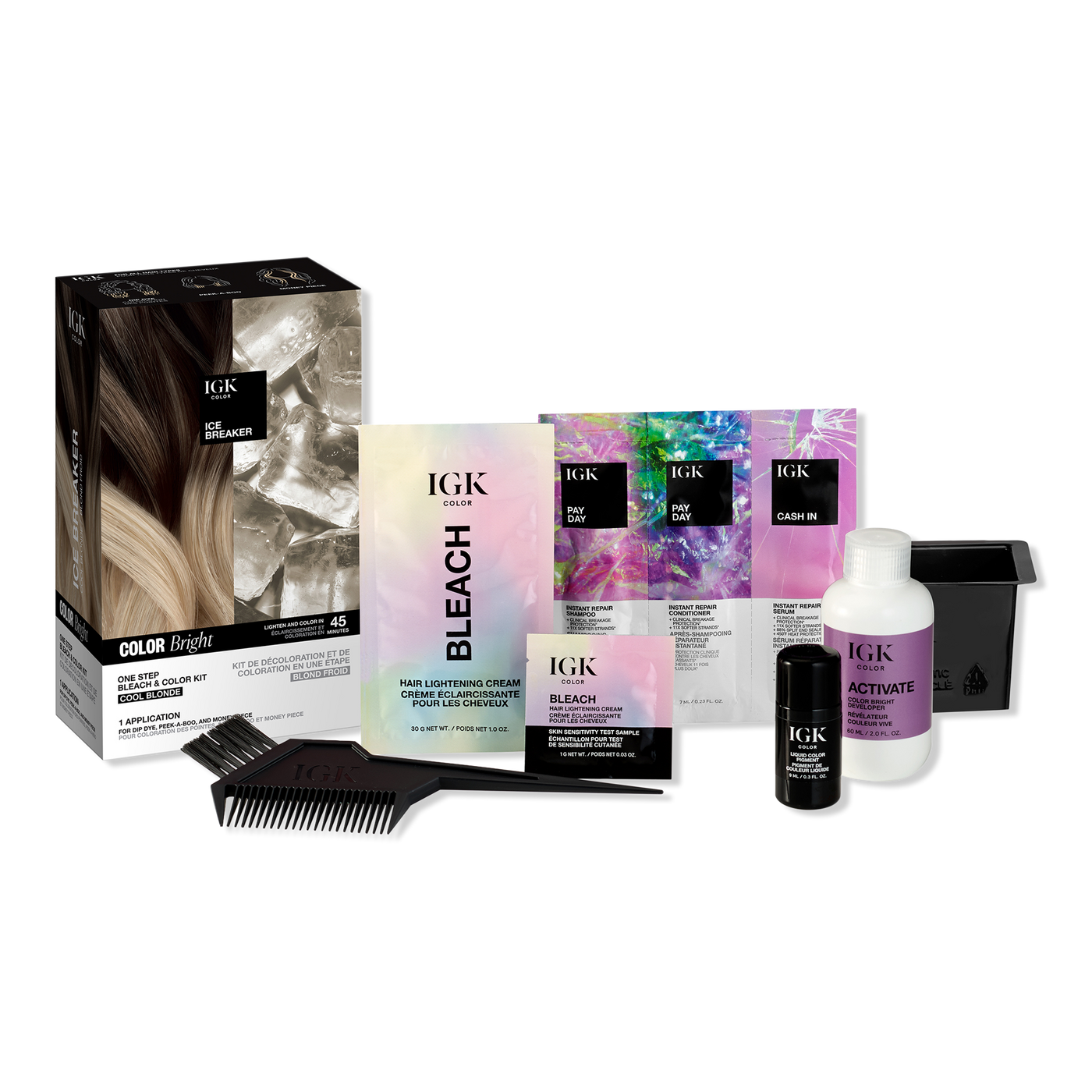 IGK - Ice Breaker Color Bright One Step Bleach & Color Kit | Ulta