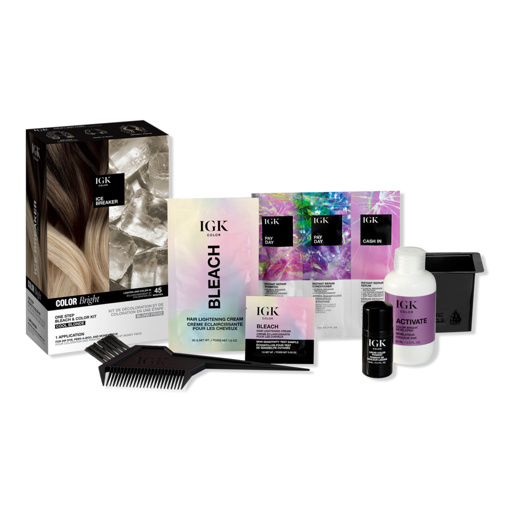 Igk Color Bright One Step Bleach & Color Kit - Ice Breaker