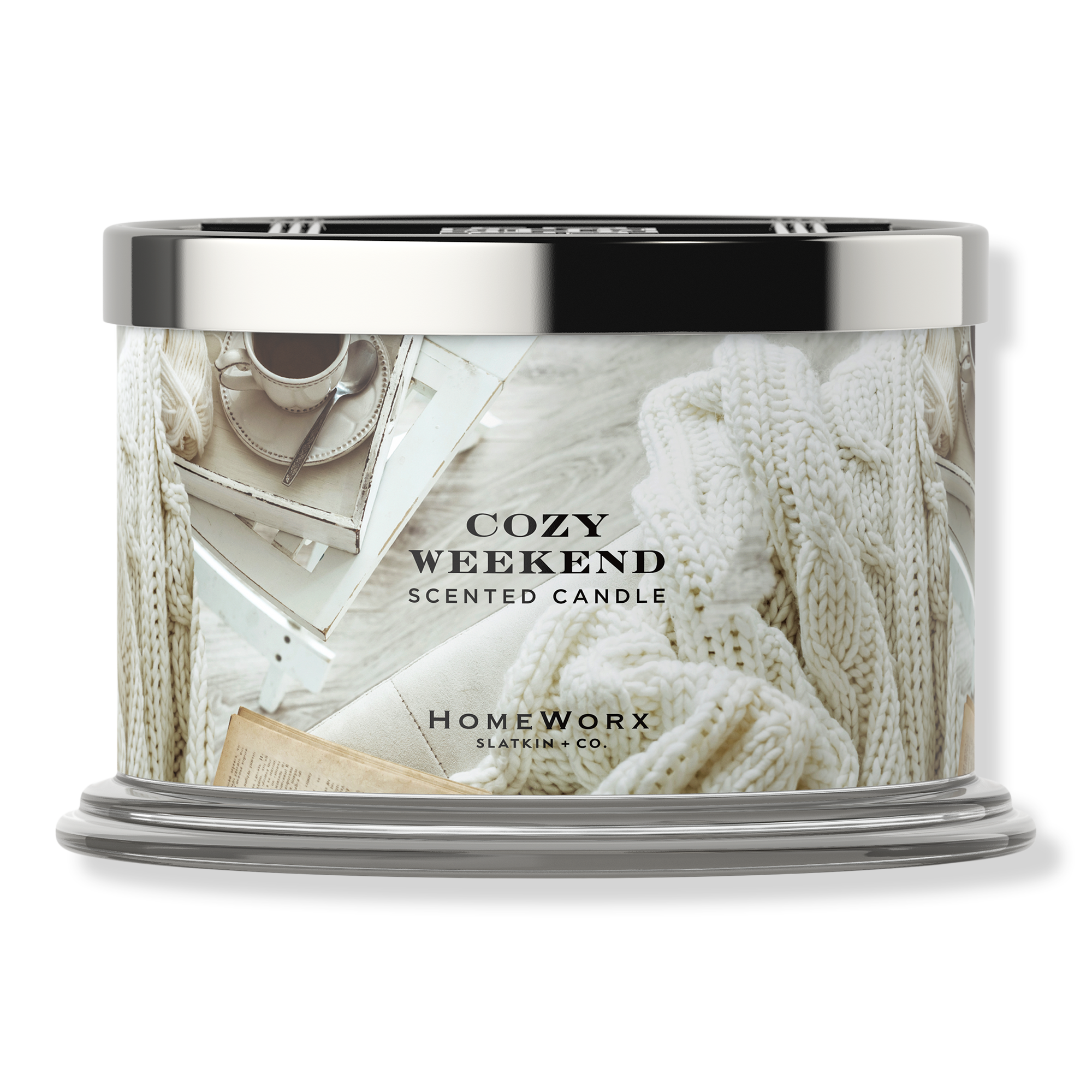 HomeWorx Cozy Weekend 4-Wick Scented Candle #1