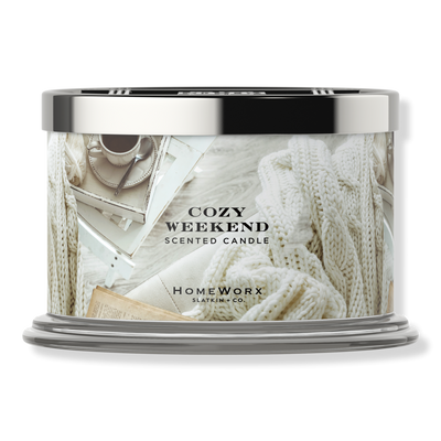 HomeWorx Cozy Weekend 4-Wick Scented Candle