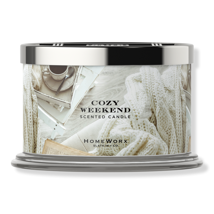 HomeWorx Cozy Weekend 4-Wick Scented Candle #1