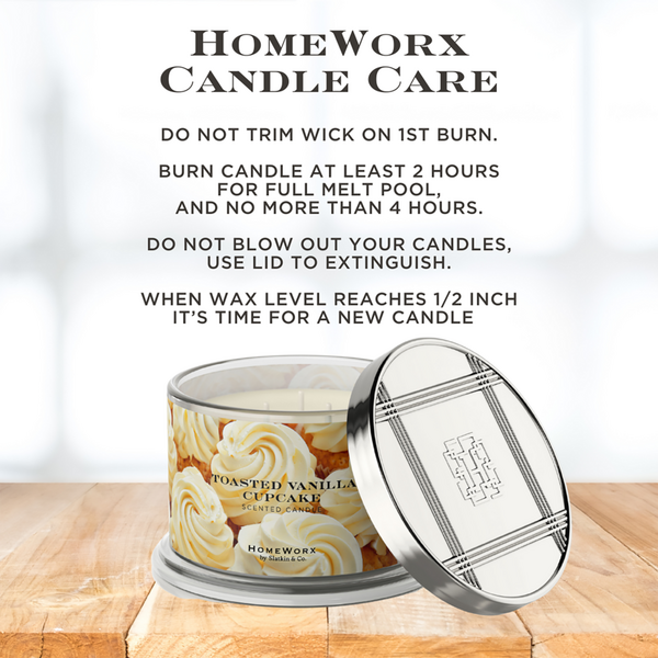 HomeWorx Toasted Vanilla Cupcake 4-Wick Scented Candle #6