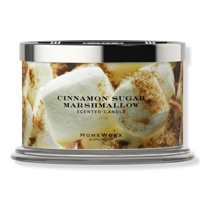 HomeWorx Cinnamon Sugar Marshmallow 4-Wick Scented Candle #1