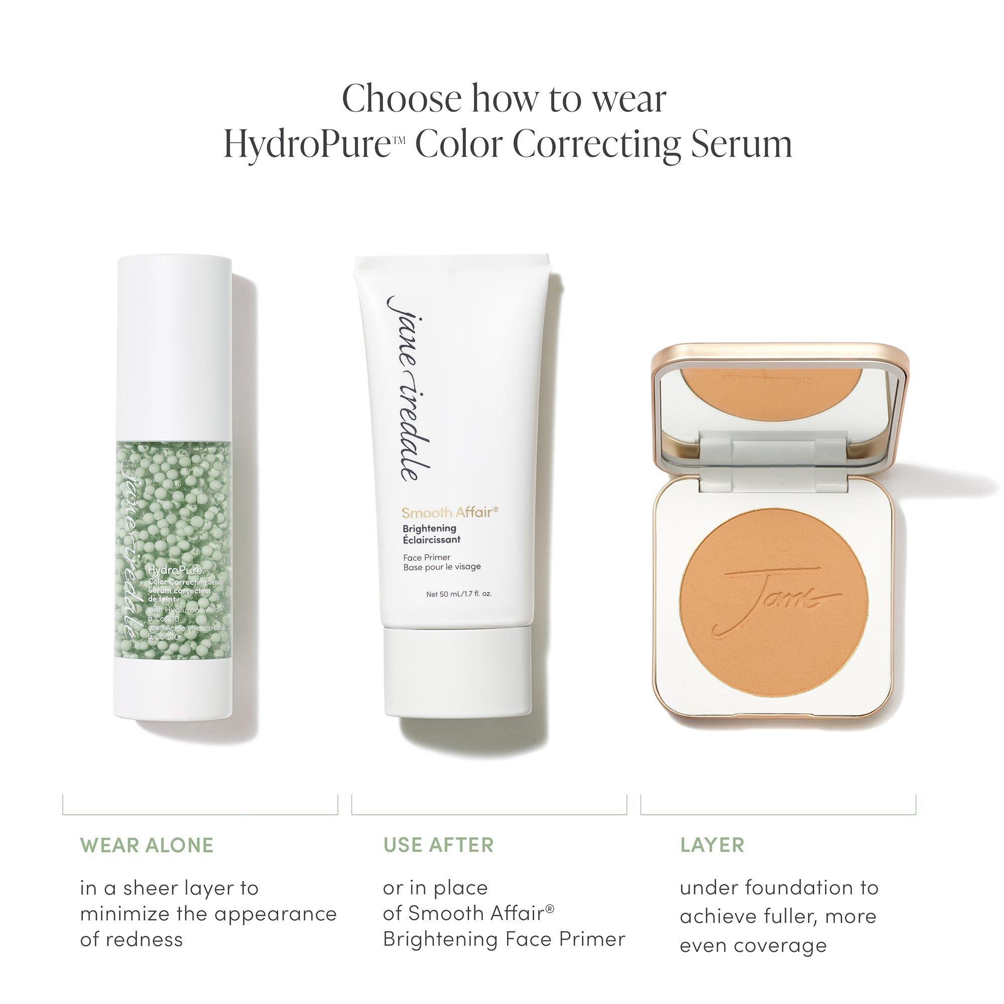 Корректирующая цвет сыворотка jane iredale HydroPure с гиалуроновой кислотой — фото 7