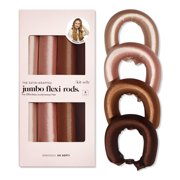 Kitsch Rosewood Jumbo Satin Flexi Rods #1