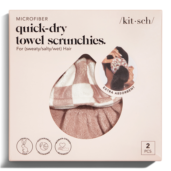 Kitsch Microfiber Quick-Dry Towel Scrunchies #2