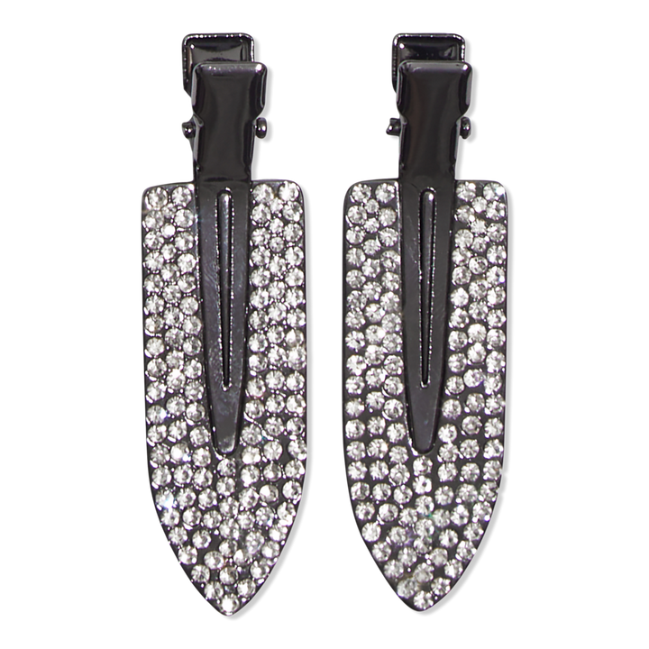 Kitsch Metal Rhinestone Creaseless Clips #1