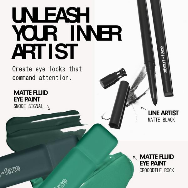 about-face Matte Fluid Eye Paint #8