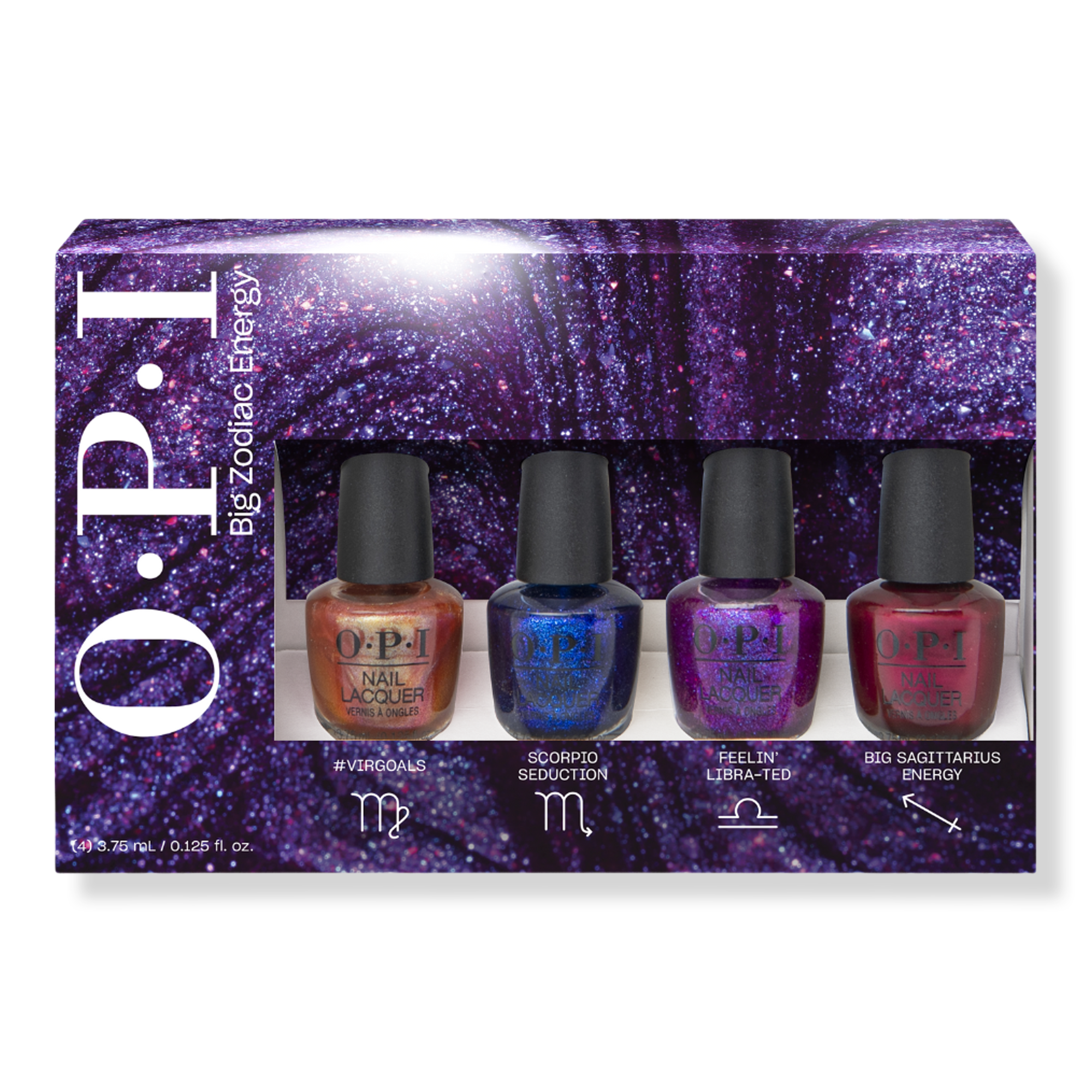 OPI Big Zodiac Energy 4 Piece Nail Lacquer Mini Pack #1